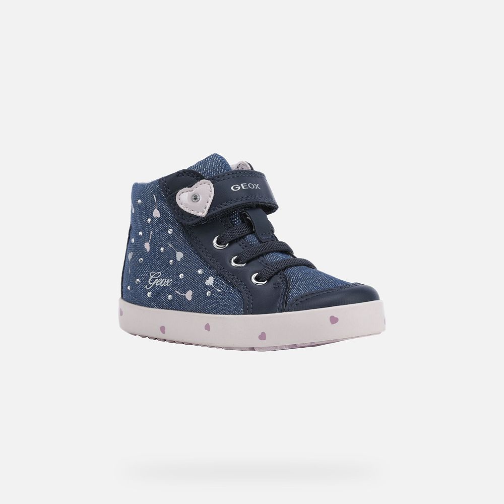 Geox Sneakers Navy/Pink Kilwi Girl - Geox Baby Shoes - WCAMRK029